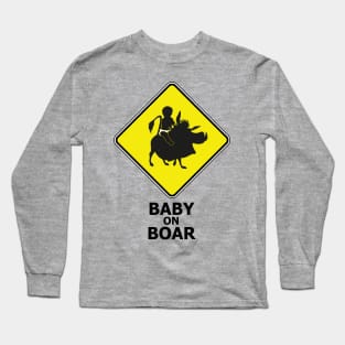 Baby on Boar Long Sleeve T-Shirt